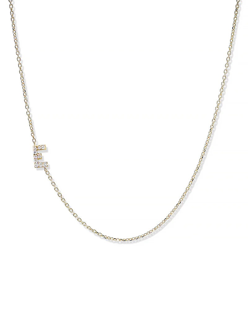 Customizable Love Letter Pave Necklace