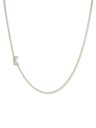 Customizable Love Letter Pave Necklace