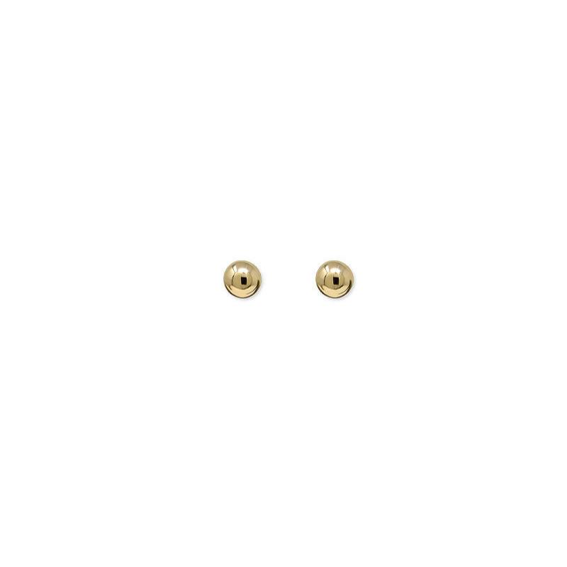 anzie 14k yellow gold ball stud earrings